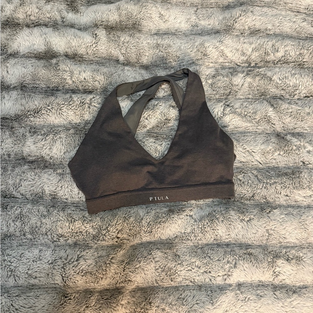 P'tula Charcoal Sports Bra